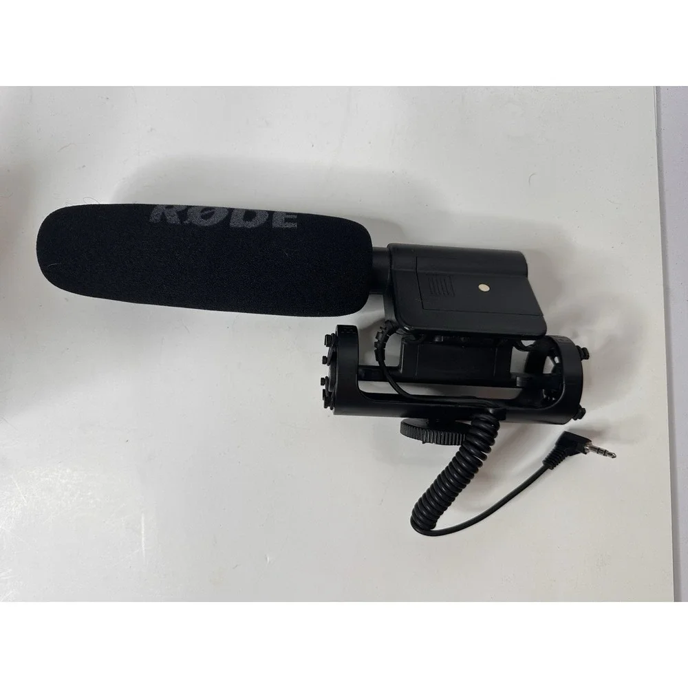 Rode Shotgun VideoMic N3594 Black Microphone 3.5mm TRS - Works Broken Adapter